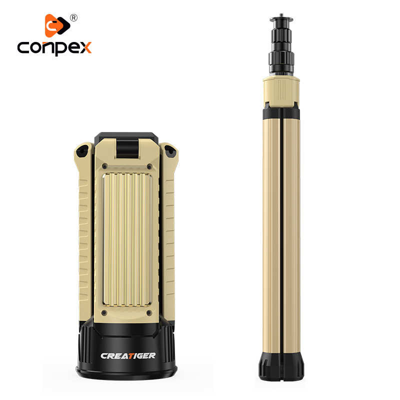 户外露营灯便携可折叠三页灯露营用品钓鱼工作灯应急灯led灯批发