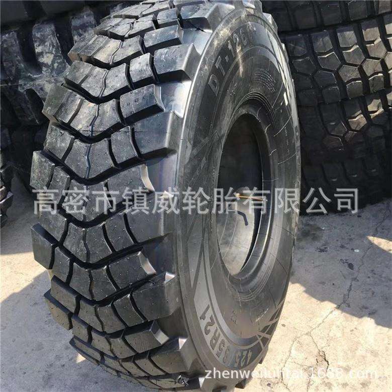 供应全钢丝油罐车卡车货车轮胎 425/85R21 越野花纹