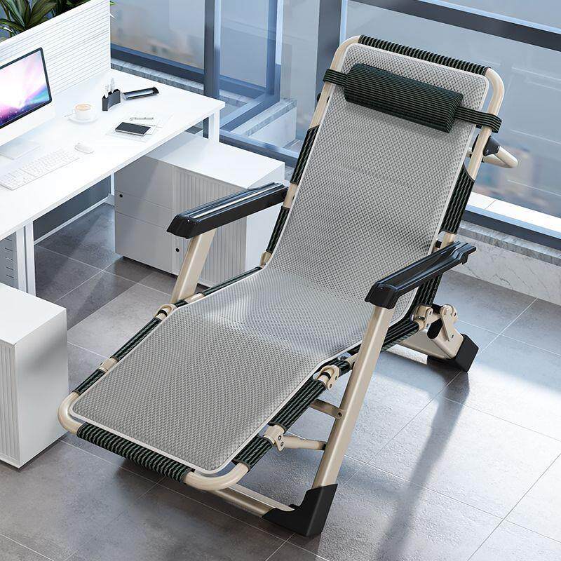 折叠躺椅可坐可躺夏季睡觉椅子午休椅午睡床办公室靠背家用折叠床