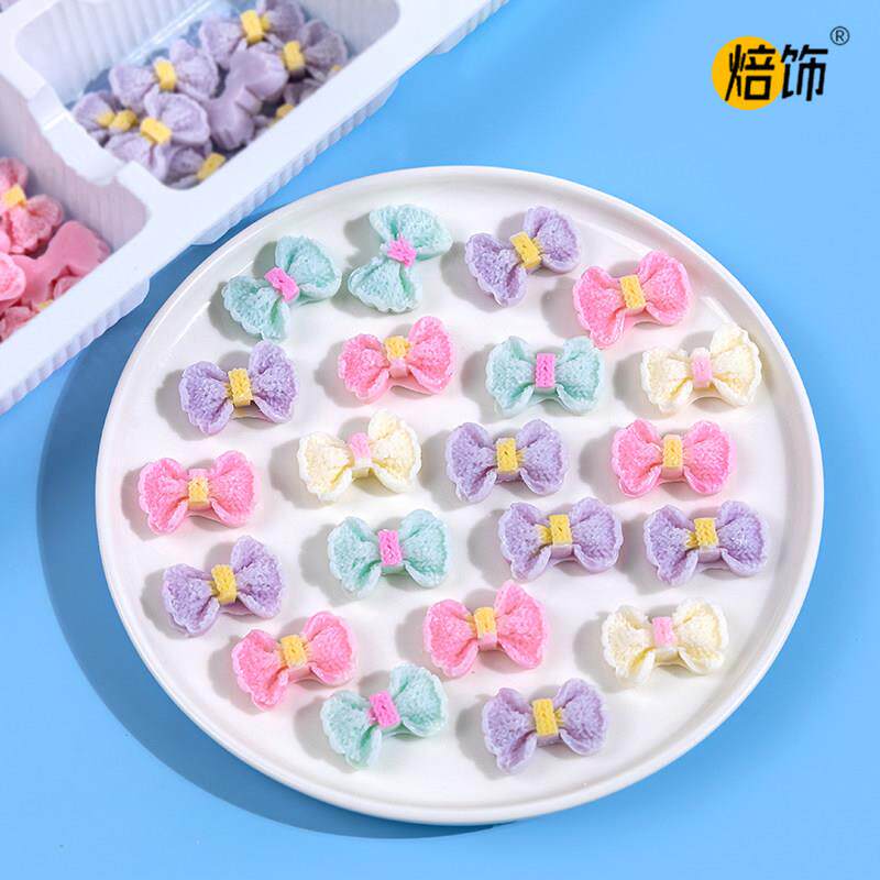 蝴蝶结巧克力蛋糕装饰摆饰烘焙专用巧克力装饰配件生日点缀可食用