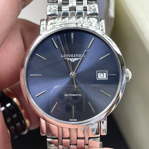 一口价98新浪琴公价1.55万博雅系列全自动机械蓝面男士手表37mm