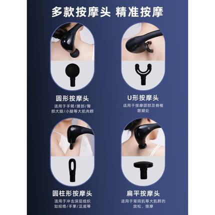 正品KPN筋膜枪肌肉放松按背摩器部腰部槌颈椎手按持式电动摩仪敲