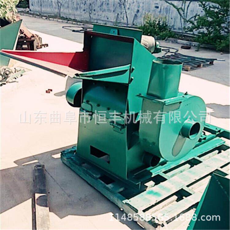 湖南新型玉米棒粉碎机 锤片式茶籽壳花生壳粉碎机 木工边角料加工