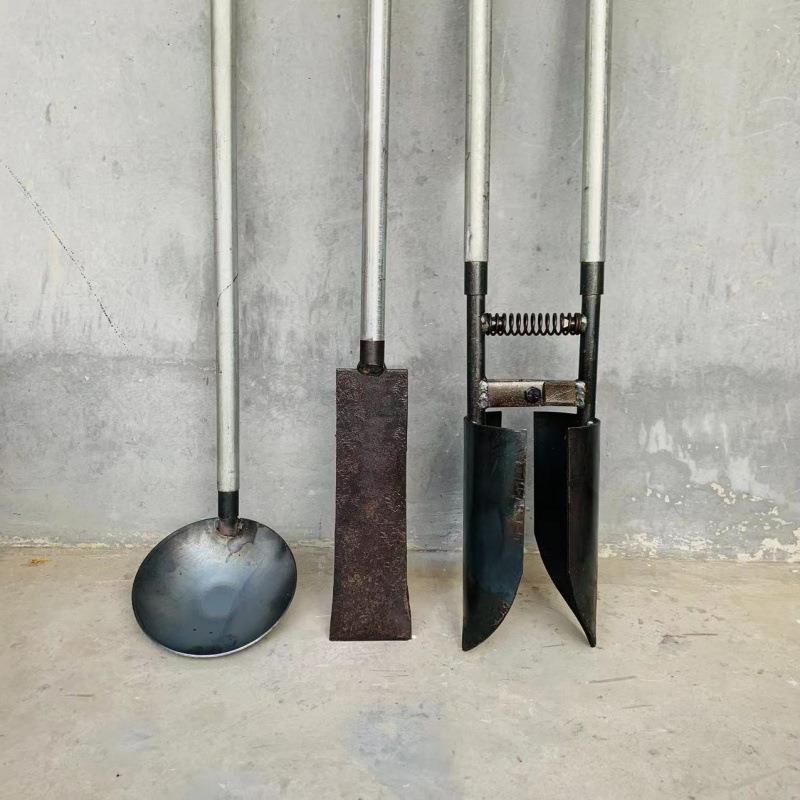 挖土神器挖硬土夹锹对锨掏土挖电线杆洞神器挖树坑洛阳铲打洞移苗