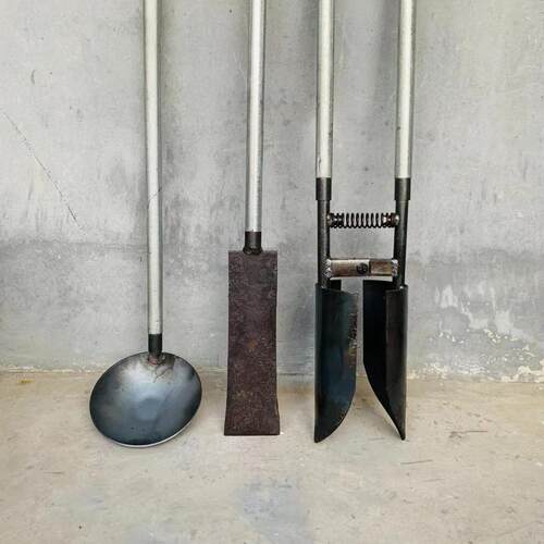 挖土神器挖硬土夹锹对锨掏土挖电线杆洞神器挖树坑洛阳铲打洞移苗