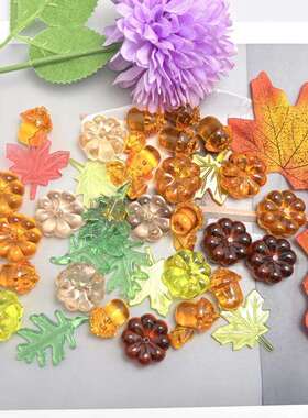 2026款O8373TEMU外贸新款亚克力秋季装饰南瓜和