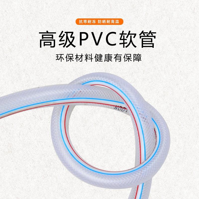 蛇皮管软管pvc塑料纤维强水管花园管工业农排水管给水管
