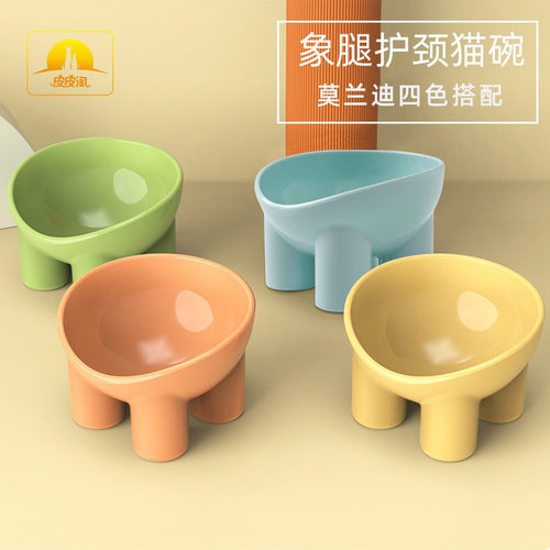 马卡龙跨境宠物打翻批发慢食碗