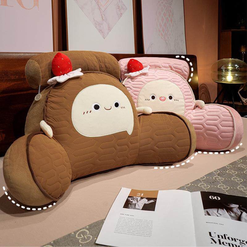 床头靠垫大靠背夏季乳胶冰丝榻榻米护腰枕头靠枕床上床头靠可拆洗