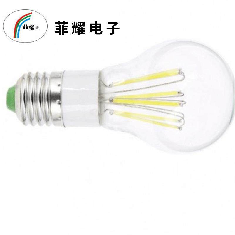 led调光灯丝灯泡 LED球泡灯A55 e27 6w灯泡 可做12V室内照明