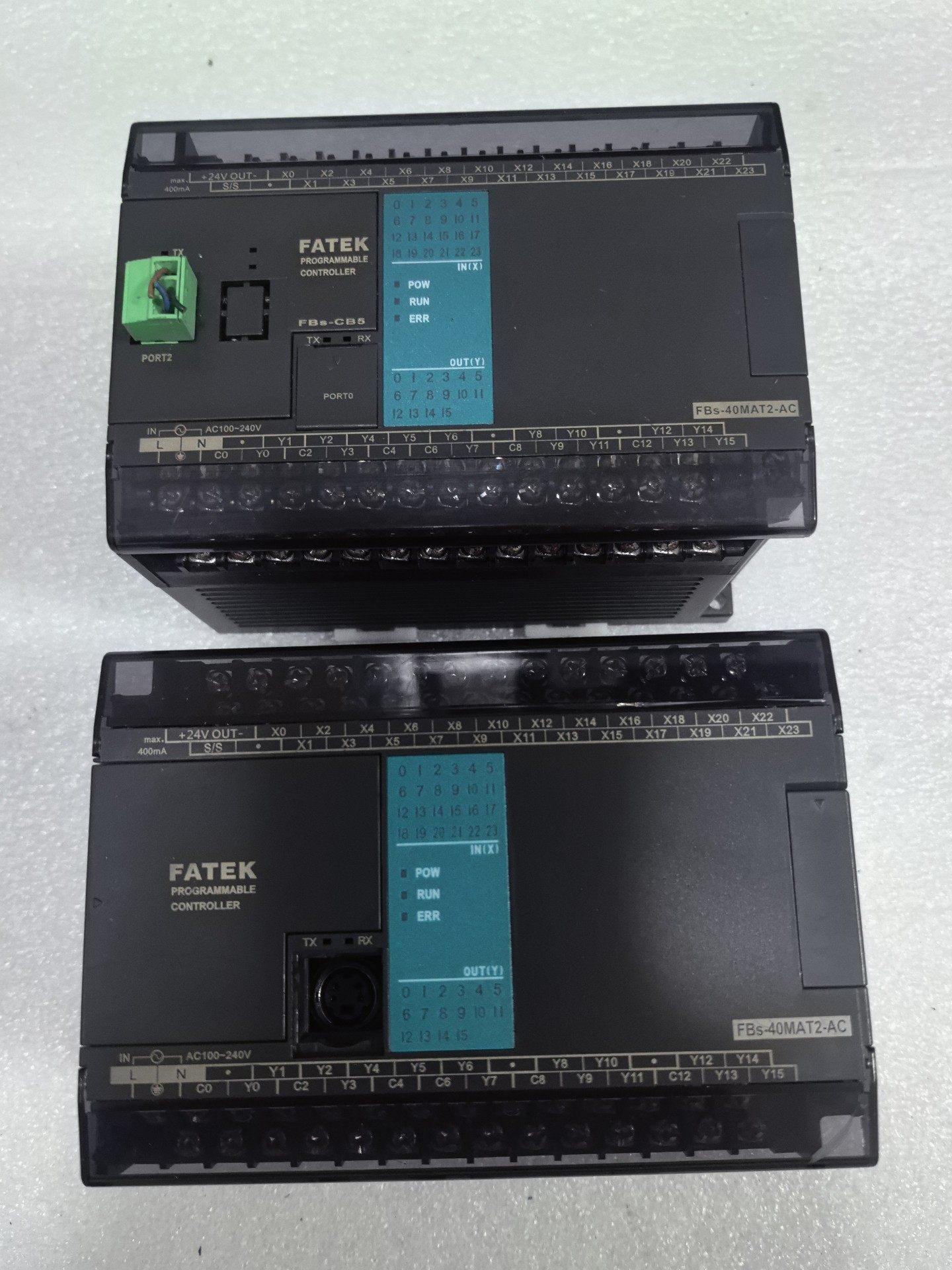 永宏PLC，FBs-40MAT2-AC，二手拆机件，功能正常