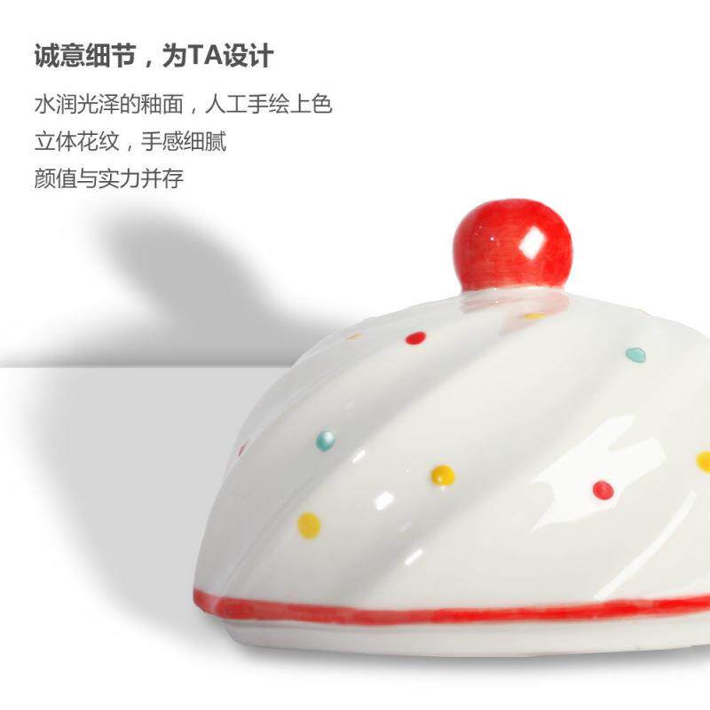 仓鼠陶瓷窝小宠冰淇淋蛋糕金丝熊屋躲避造景摆件可爱通心粉熊仔屋