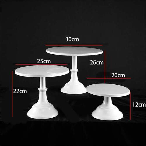 White Iron Dessert Table Ornament Display Stand Cake Tray