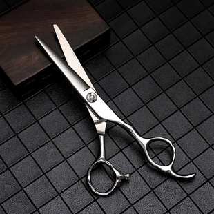 专业理发美发剪刀440C打薄剪5.5寸平剪牙剪发型师柳叶滑剪打薄套