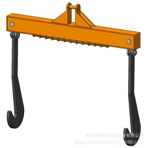 铁水包吊钩龙门钩吊梁钢包吊具翻倒渣罐轧辊双钩倾翻横梁重型平衡