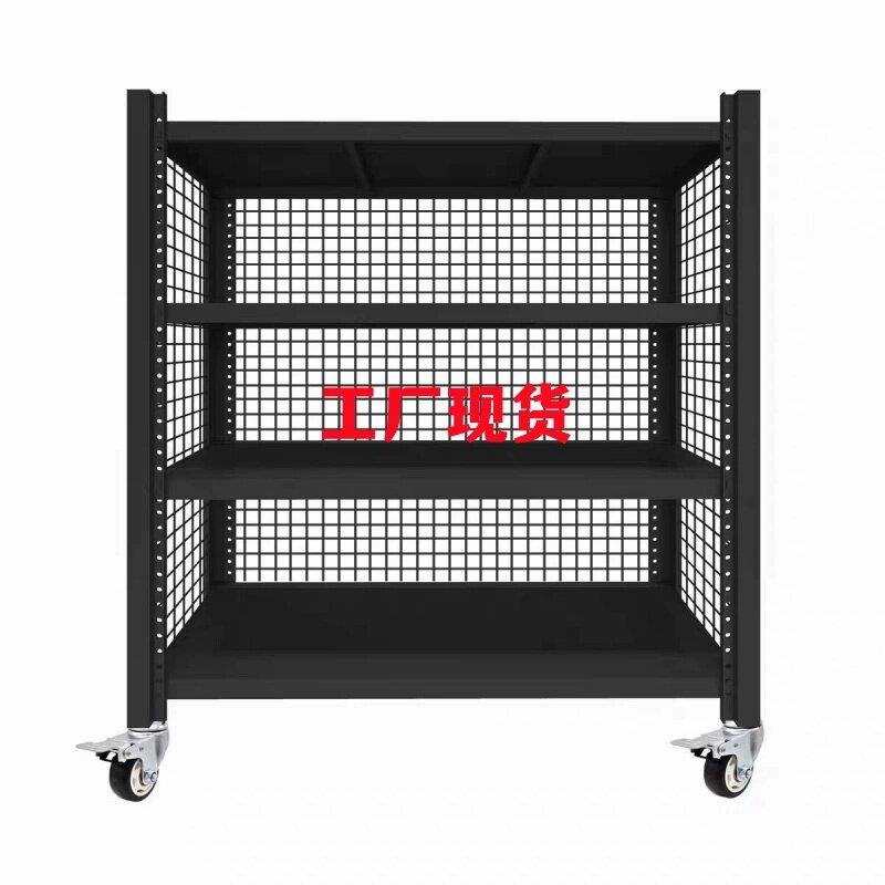 重型仓储可移动货架多层置物架带轮仓库车间物料推车快递储物铁架