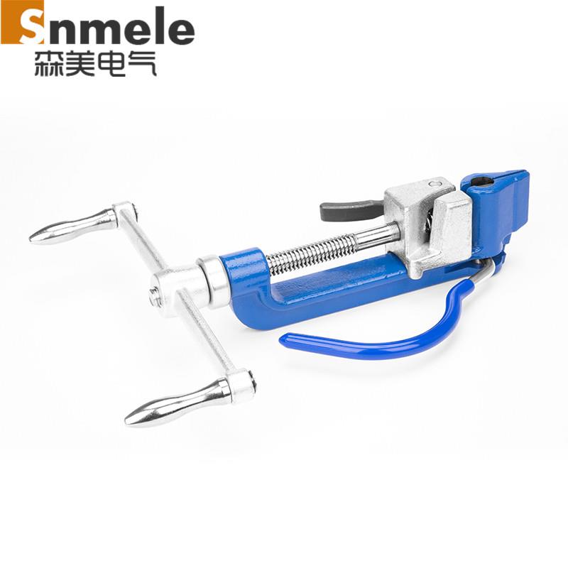 森美不锈钢扎带钳拉紧器剪刀工具自锁式扎带拉紧器金属扎带打包机