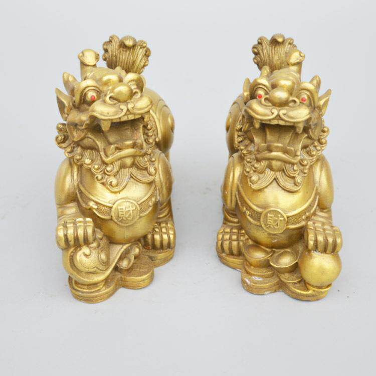 纯铜貔貅摆件一对家居饰品装饰品金属工艺品铜器