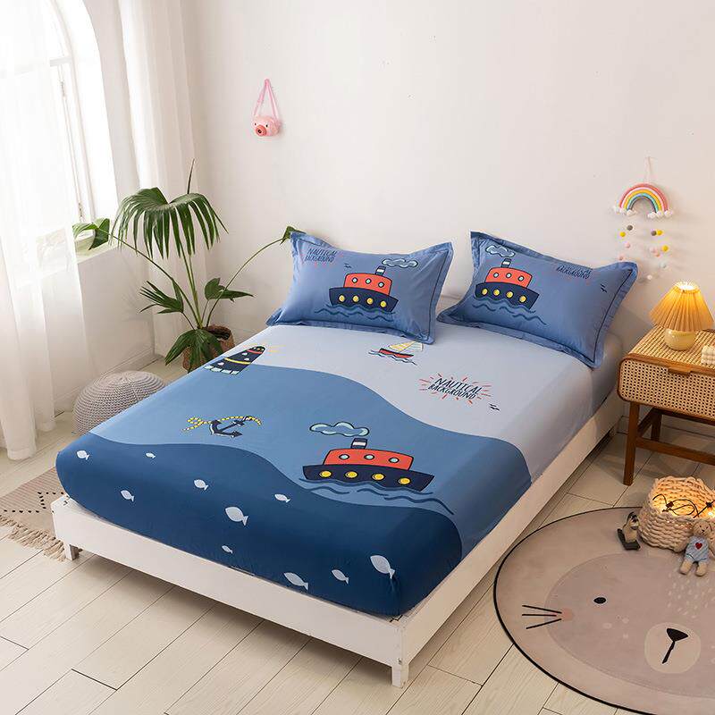 20护2卡5新款全1SAU3棉372通大版纯棉单品床笠学生席梦思防尘保罩