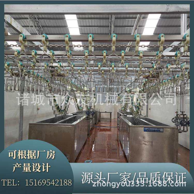 云南鸡脱毛器 家禽脱毛机 鸡鸭鹅打毛设备 家禽屠宰设备流水线1