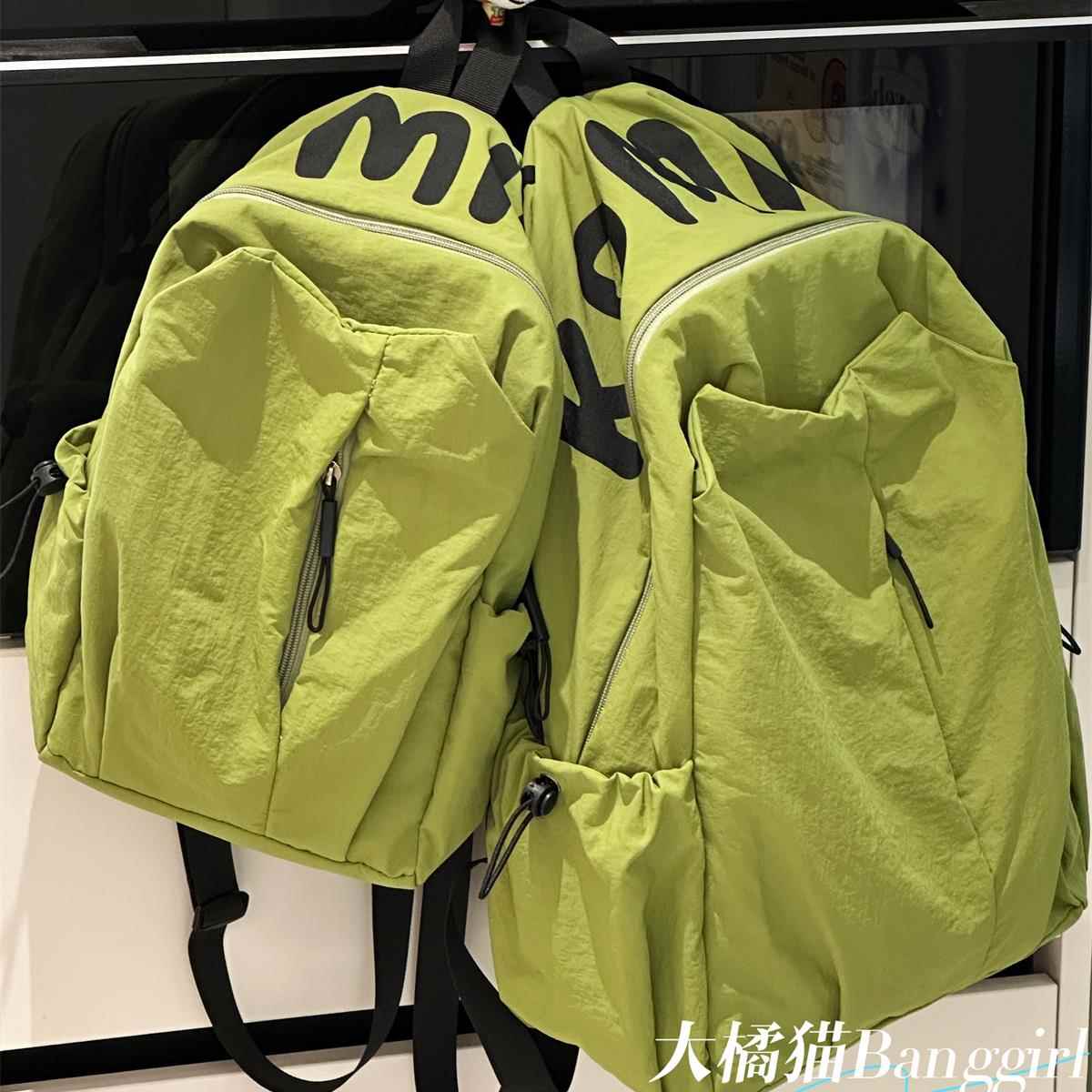 男双肩包高中生防水耐磨耐用小众