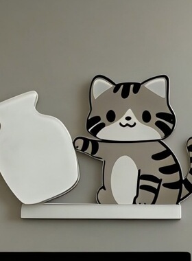 新款小猫推瓶子磁吸式猫胡子冰箱