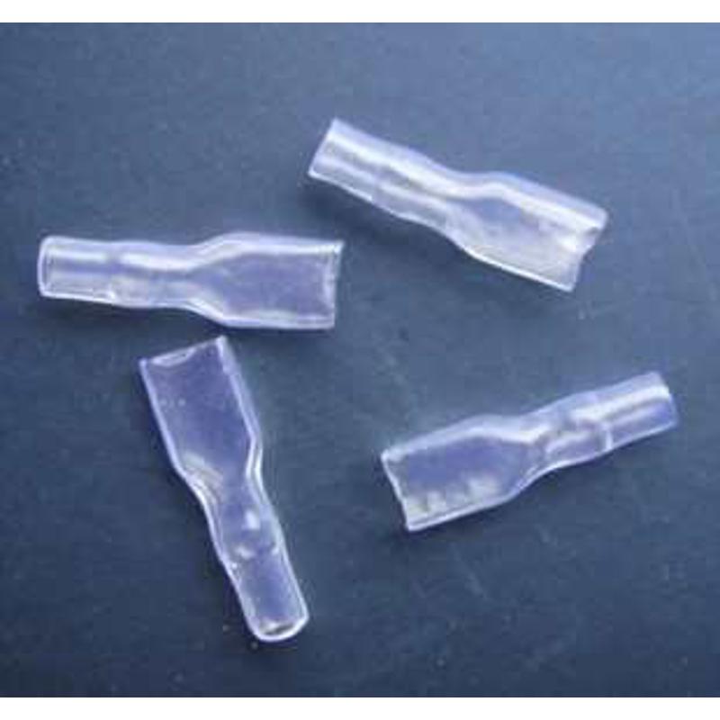 6.3插簧护套 透明护套 阻燃护套  绝缘护套 软套管 中厚型 2000只