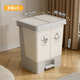 轮带盖垃圾桶智能垃圾箱家用带酒店大号分类踩脚踏商用厨房垃圾桶