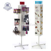 站立式 旋转四面背板展示架挂架 铁制展示架