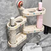 吸盘旋转神雨收纳壁层架家用门口置物架挂入户玄关放AJD20251置架