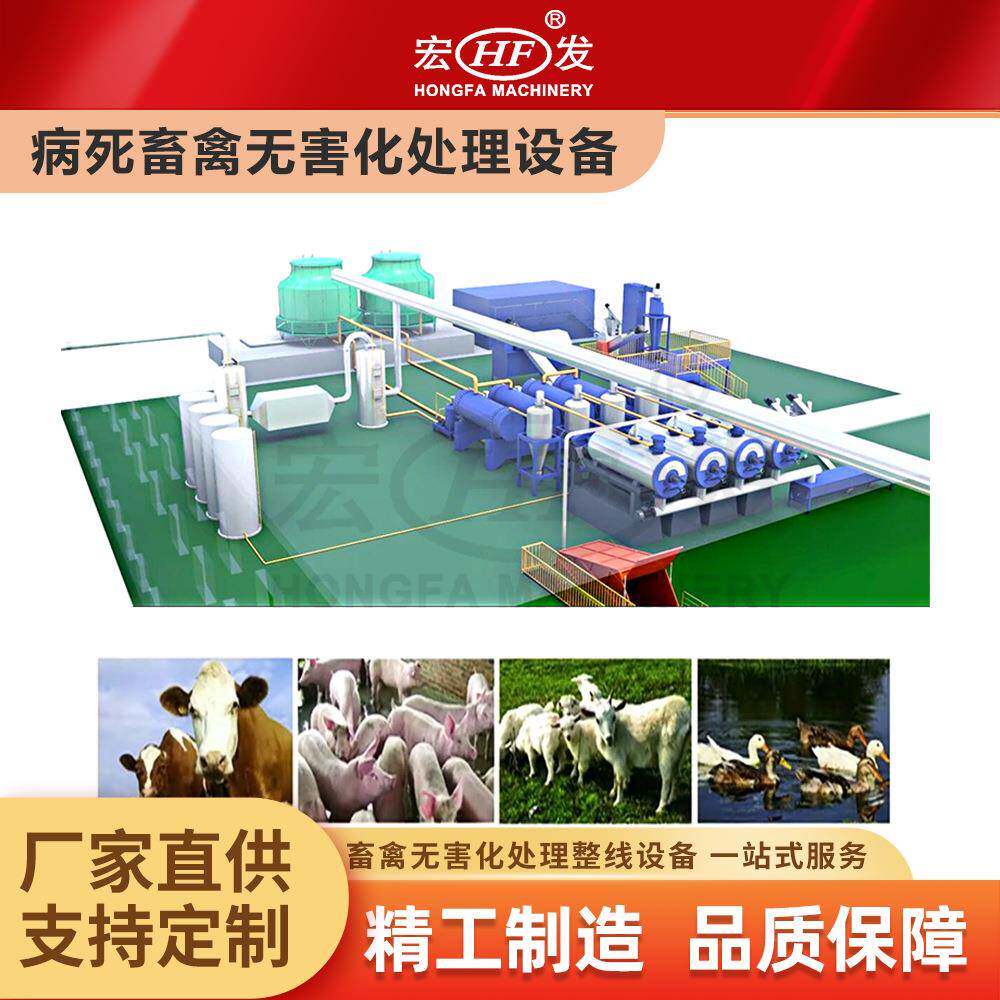 畜禽尸体无害化处理设备无害化处理资源化利用环保设备