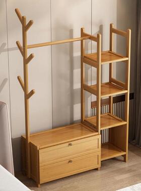 帽鞋EAI架落地现代一简约鞋架衣架体立式多功能置物架简衣易柜挂