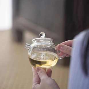 小巨轮玻璃泡茶壶玻璃茶壶玻璃茶具茶杯加工定制耐热防爆家用泡茶