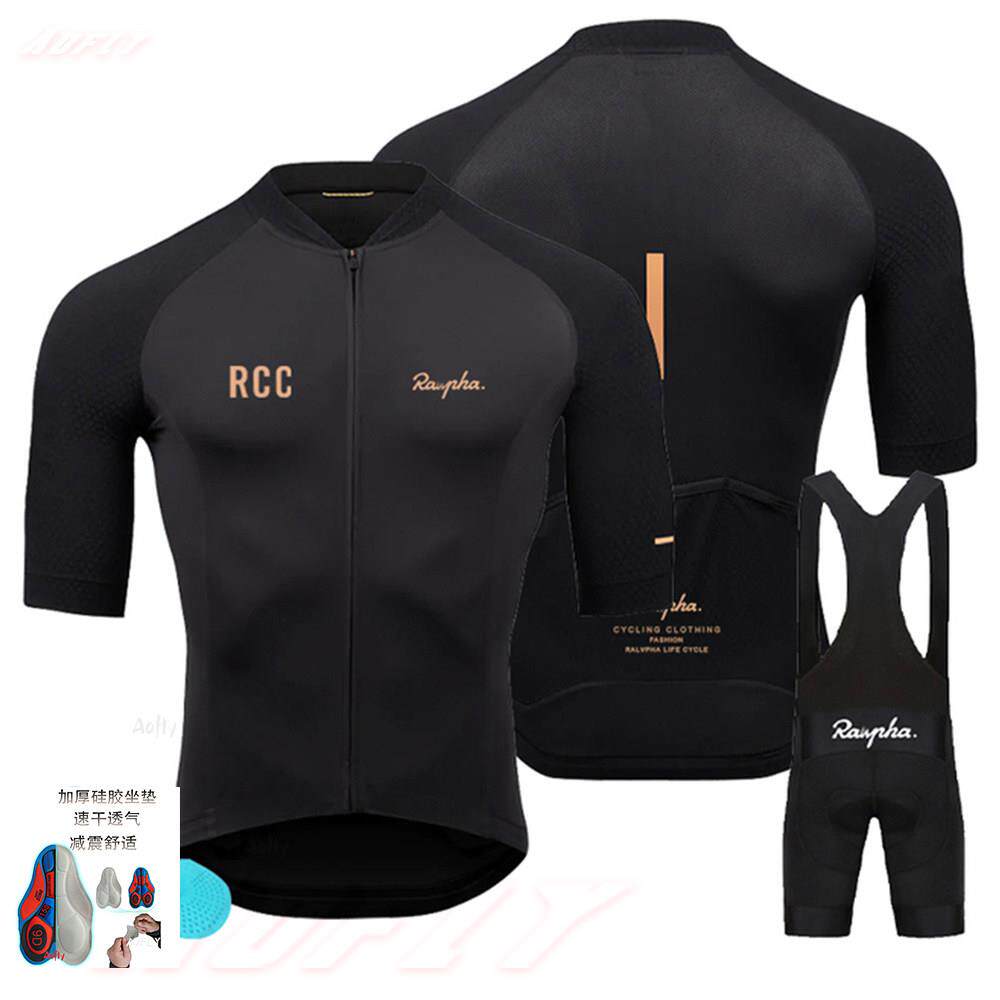 rapha公路自行车夏季骑行服短袖网孔面料舒适透气速干骑行套装