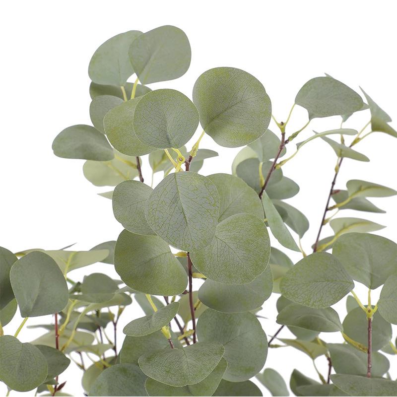 仿真尤加利树厂家直销仿真绿植金钱树落地假树盆栽北欧款绿植盆栽