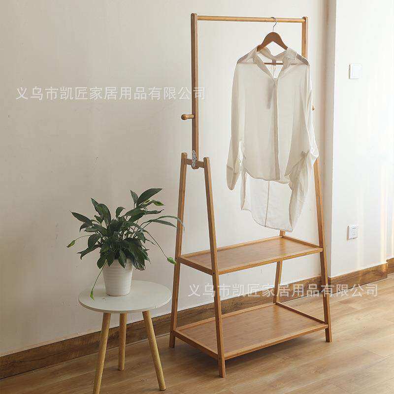 直销衣柜竹木衣帽架楠竹落地衣服创意客厅卧室包架挂衣架