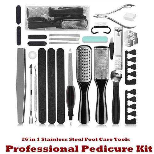 Professional Pedicure Kit Foot Care Tools Callus Remover