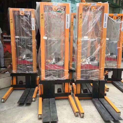 厂家直销牌 电动堆高车 液压堆高车 220V电动搬运装卸叉车