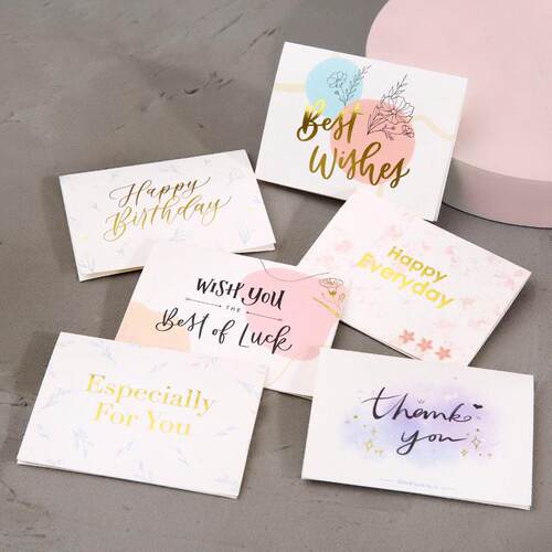 5pcs nimi thank you card grateful wish card greeting cards