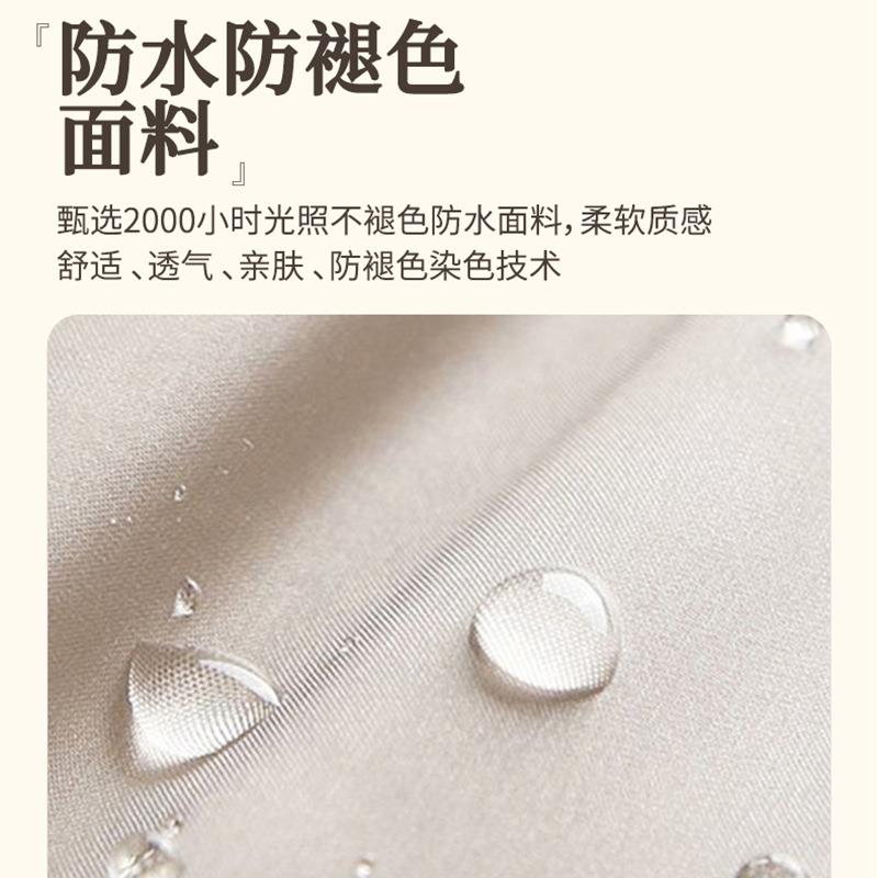 户外北欧实木餐桌长方形小户型家用现代简约柚木岩板室外户外休闲