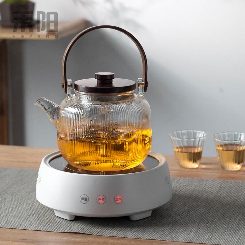 禾阳 围炉煮茶电陶炉新款煮茶壶煮茶器玻璃烧水壶泡茶专用煮茶炉