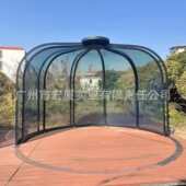 户外庭院活动旋转玻璃屋阳光房星空房可以推拉 泡泡屋帐篷酒店