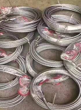 粤海程力楚胜清障救援拖车配件绞盘卷扬机钢丝绳整套绳子索具包邮