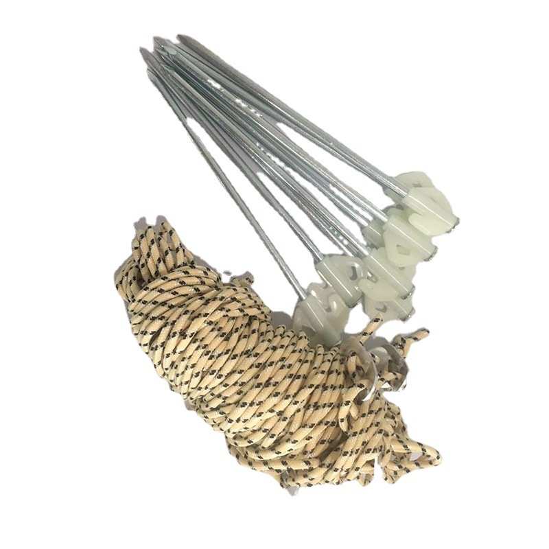 户外野营帐篷天幕地钉防风绳不锈钢固定钉沙滩营钉天幕荧光地钉