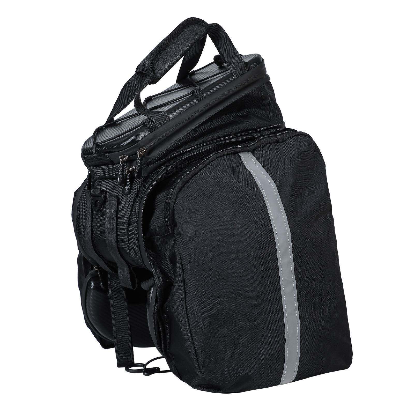 新款骑行后货架包山地自行车后驼包挂包收纳马鞍包防水双拓展驮包