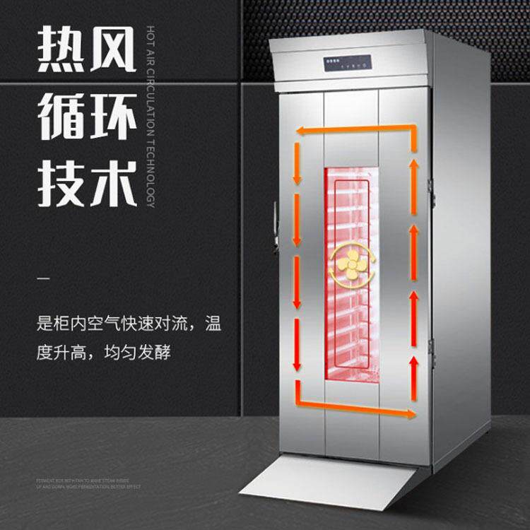 发泡式推车醒发箱 单车32盘双车64盘商用发酵箱 热风循环恒温恒湿