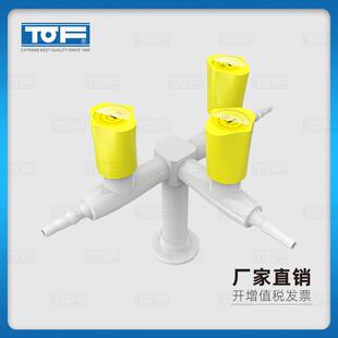 实验室化验室桌面三头供气考克KB8