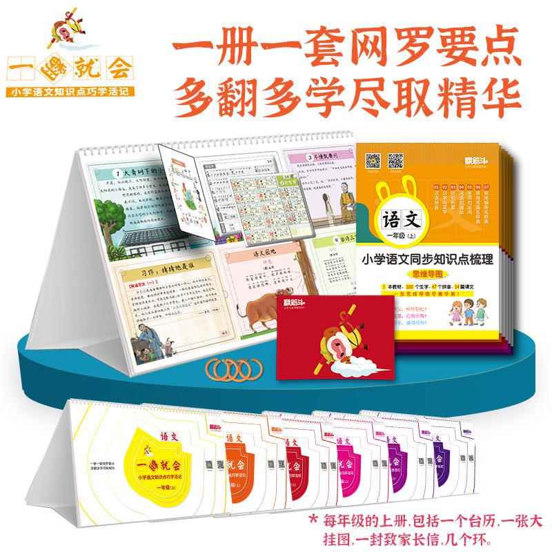 手指思维一翻就会翻翻卡小学生语文课本同步课堂笔记书籍