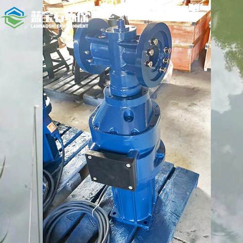 氧化沟段低速潜水推流器HD-QS-5.5kw水下循环混合搅拌机