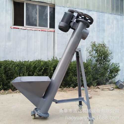 小HY-LX型1龙65管径自吸式大蛟送机吸自式弹输簧蛟龙螺旋提升机